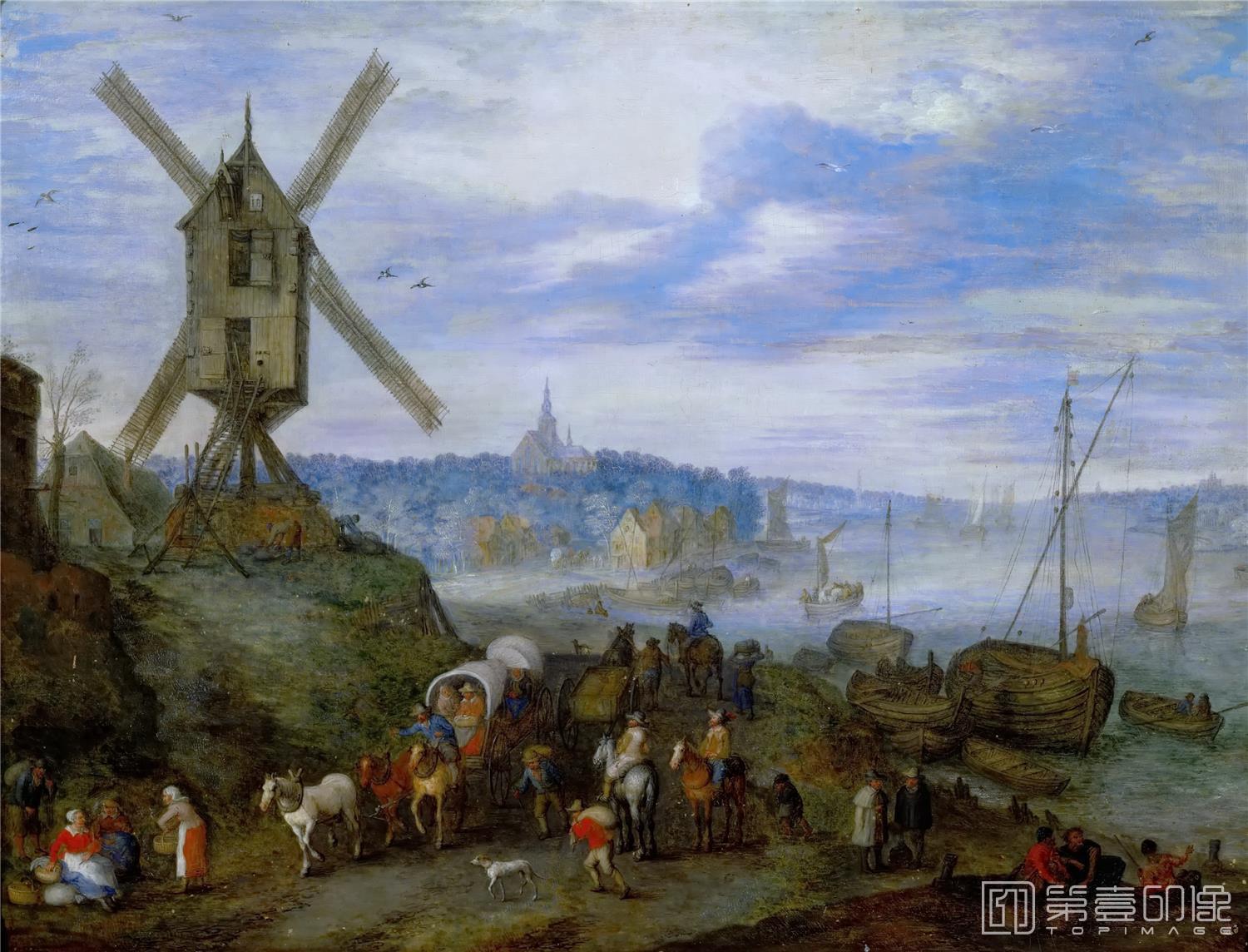 油画-彼得·勃鲁盖尔 Jan Brueghel-097